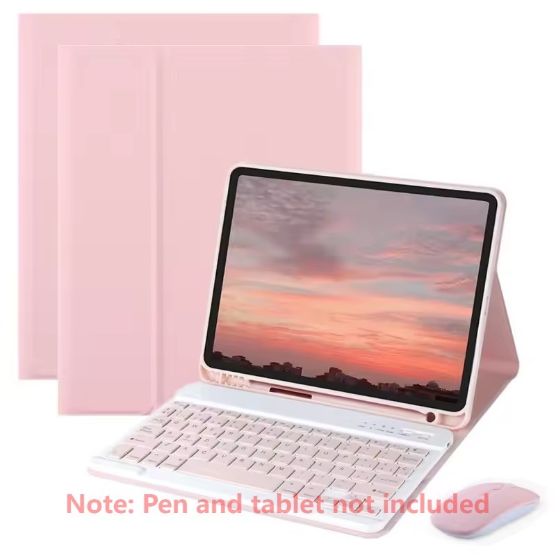 Capa De Teclado Sem Fio Para Samsung Galaxy Tab S11/S10 Lite/S6 A9 + A11 Suporte