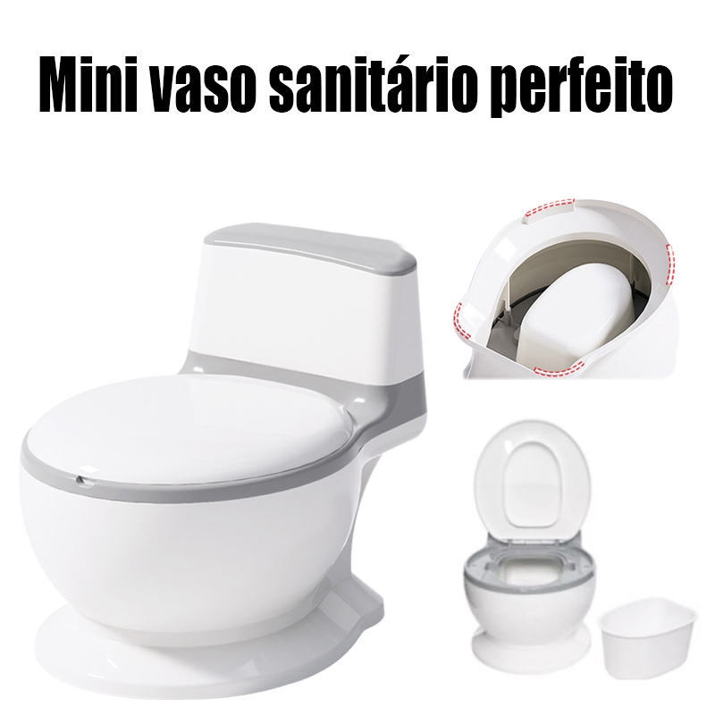 Potty Trainer Redutor De Assento De Vaso Sanitário Infantil Fun Training Com Escova De Limpeza