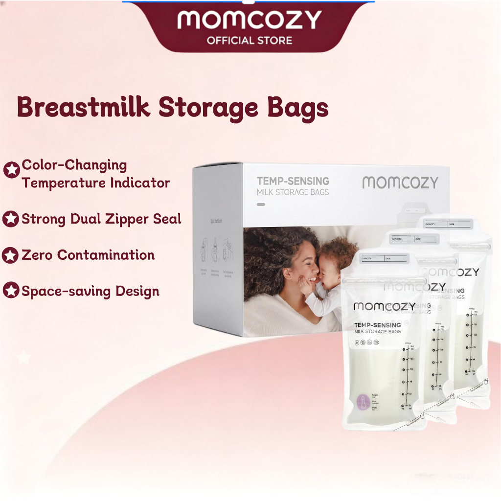 Saco De Armazenamento De Leite Materno Momcozy Com 180ml
