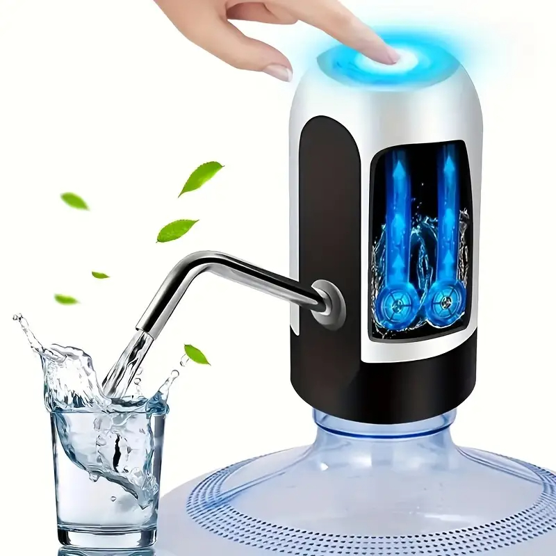 Bomba Elétrica Universal D'Água Dispenser Automático Com Carregamento Usb Galão De 20L - Envio Imediato