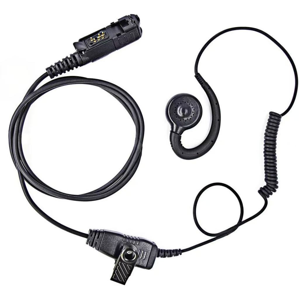 XPR3500e C-Swivel Shape Walkie Talkie Fone De Ouvido De Vigilância Com Microfone