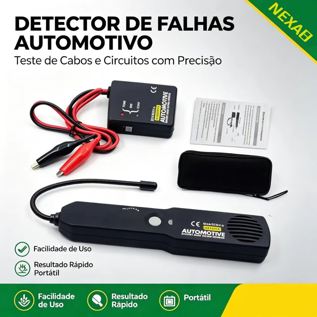 Rastreador De Cabo De Fio Localizador De Curto-Circuito Aberto DC EM415 6-42V
