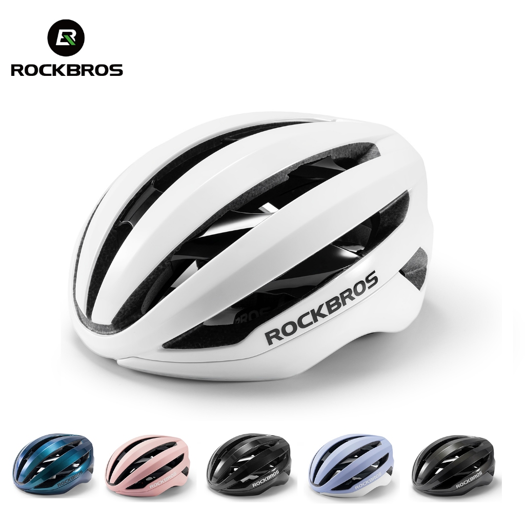 ROCKBROS Road Bike MTB Capacete Reforçado Matriz Interna Óculos De Sol Slot Megn