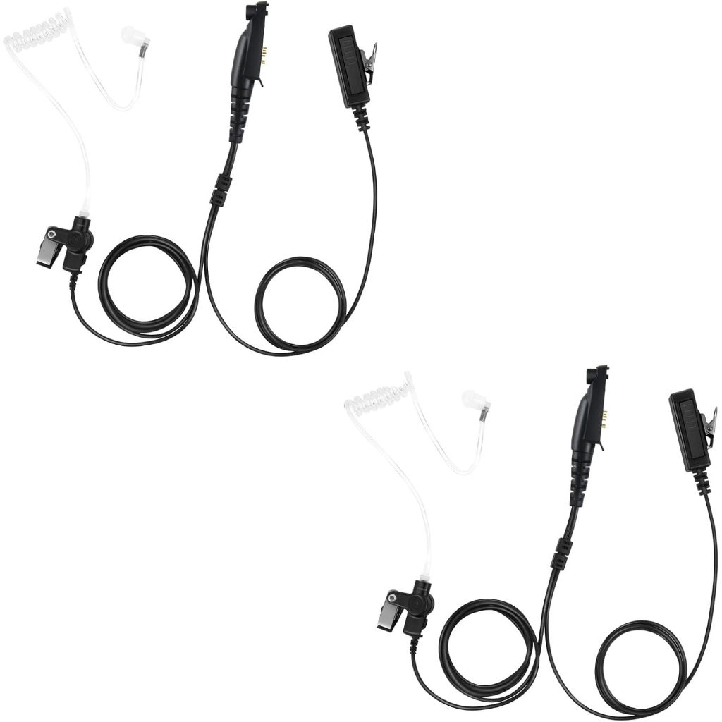 Gp328plus Fone De Ouvido Rádio Microfone Peça 6 Pinos De Vigilância Para Motorol