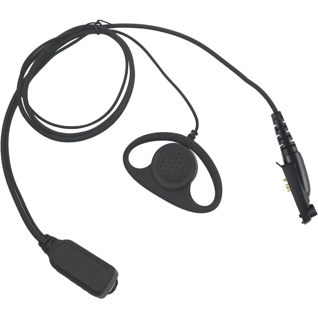 Fone De Ouvido Em Forma De D Com Microfone De Vigilância Compatível Motorola Ret