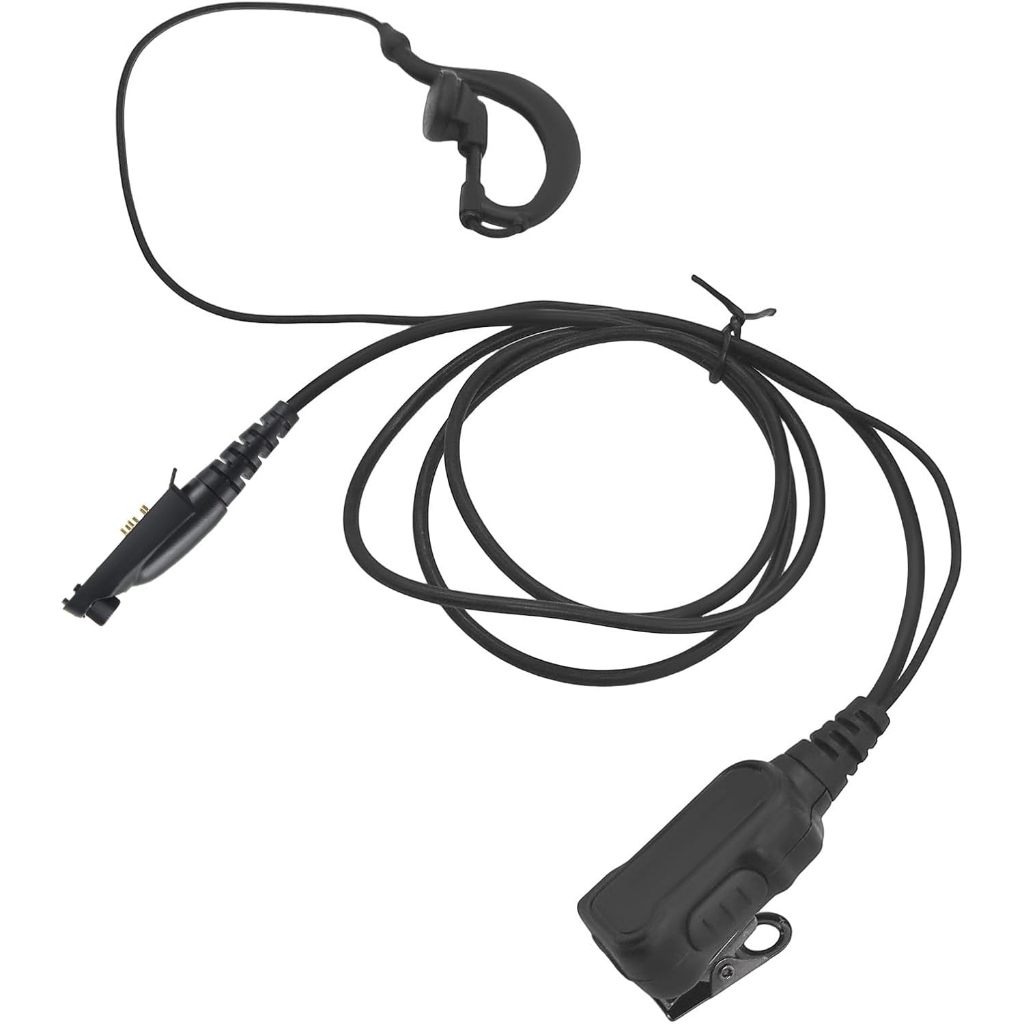 Fone De Ouvido De Rádio Bidirecional 6 Pinos Com Microfone PTT Para Motorola ex5