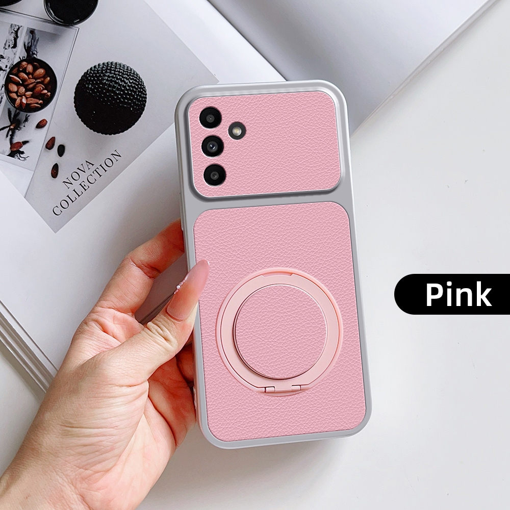 Novo Caso Para Samsung Galaxy A15 A05S A05 A15 A35 5G A55 A25 Ultra Magnético Suporte Do Telefone 360 ° Caixa Anti-Queda