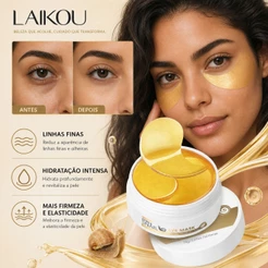LAIKOU Máscara De Olho De Caracol Removedora Rugas/Círculo Escuro/Anti-Idade/50 Pçs