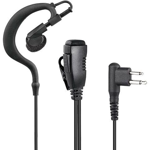 Fone De Ouvido Walkie Talkie Compatível Com Rádios Motorola | Fones Gancho Estil