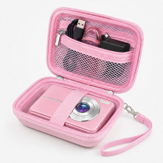REECY Estojo Case para Câmera Digital Compacta CCD, Bolso com Zíper e Alça, Compatível com Kodak, Sony e Canon