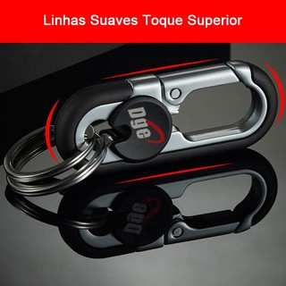 Chaveiro de anel duplo/chaveiro de Metal para motocicleta e carro