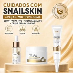 Conjunto cremes de caracol Laikou de Ouro 24k para reduzir rugas sardas