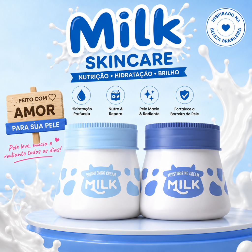 Milk Whitening Creme Facial LAIKOU Brightening Shrink Pores Remove Freckle Wrink