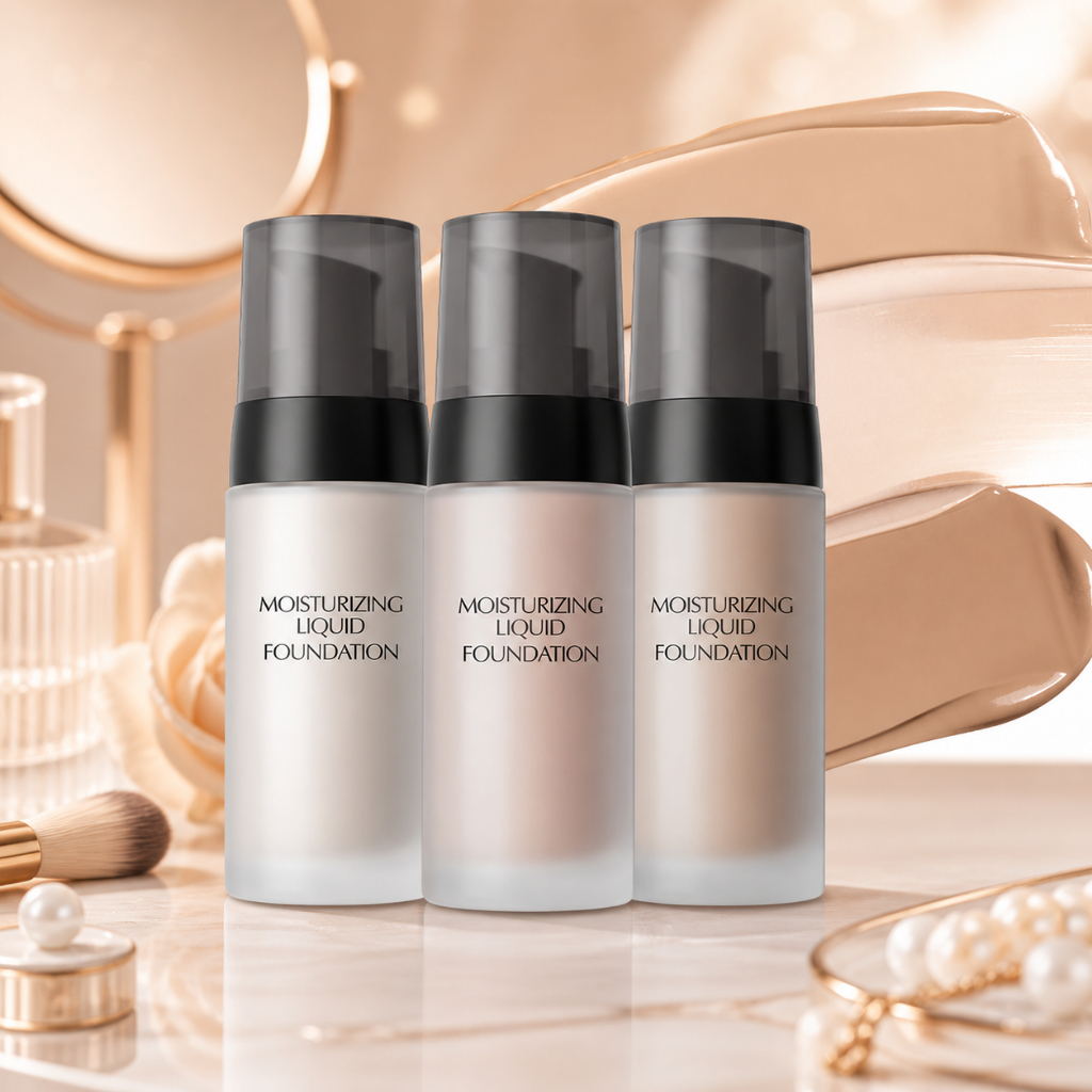 Base Corretiva Líquida LAIKOU Longa Duração Iluminando Maquiagem 40ml