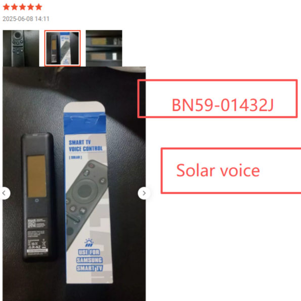 BN59-01432J Controle Remoto Solar Para Samsung Smart TV Compatível Com Neo QLED 