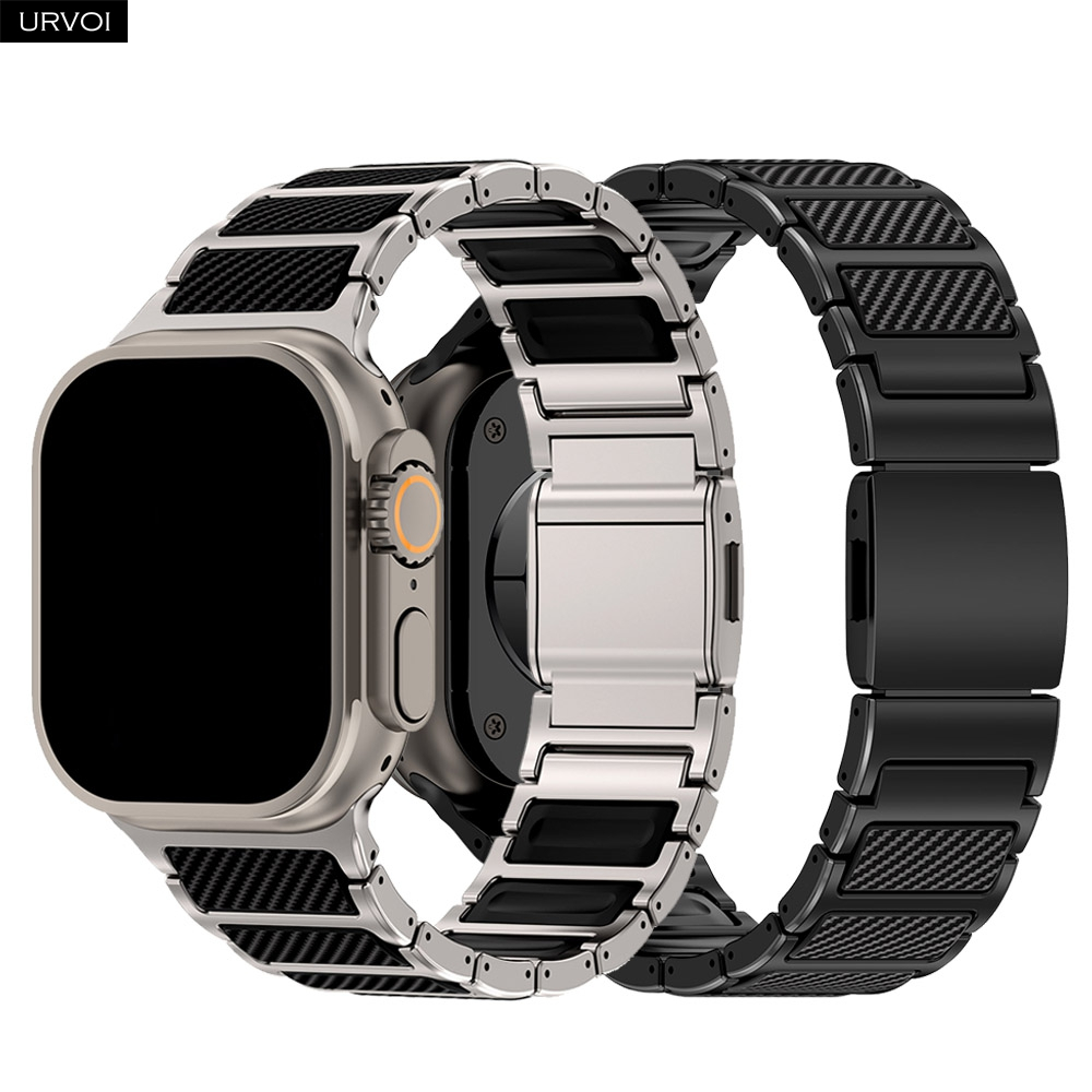 URVOI Banda De Titânio Para Apple Watch Ultra 3 2 Série 11 10 9 87 SE Padrão De 