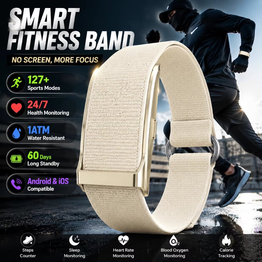 LIGE Sem Tela Relógio Inteligente Rastreador De Fitness Pulseira Monitor Freqüên