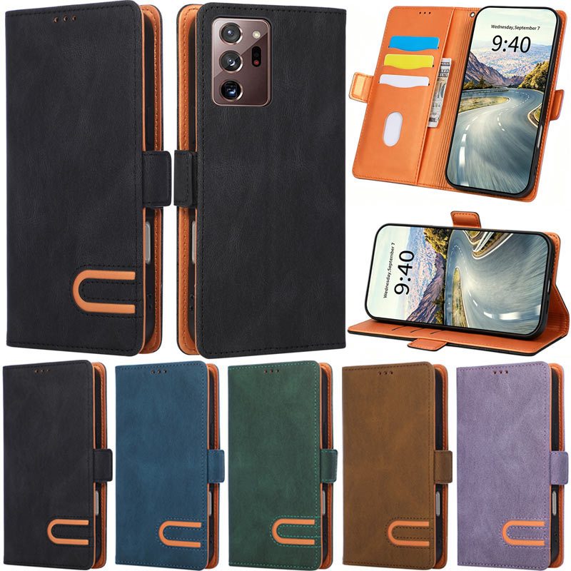 Caixa De Luxo Para Samsung Galaxy Note 20 Ultra A51 A71 A22 A32 A21S A12 A42 A52 A72 A53 A33 A52S 10 + Carteira Retrô So