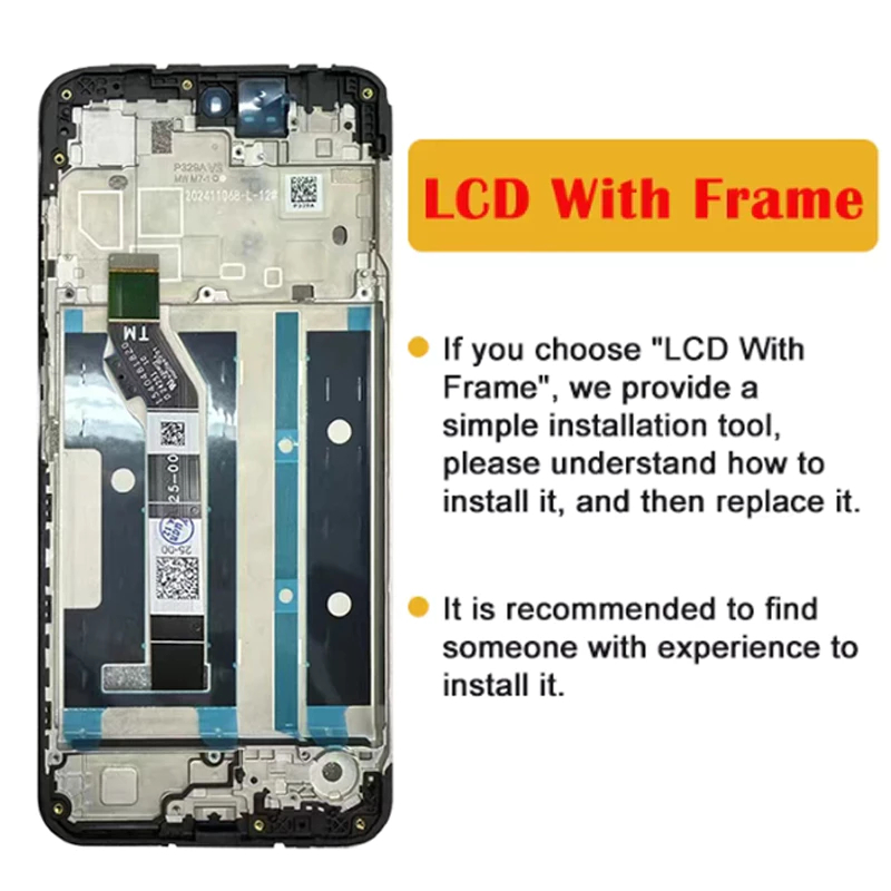 Original Para Motorola Moto G32 G34 G35 Display LCD Tela De Toque Digitador Asse