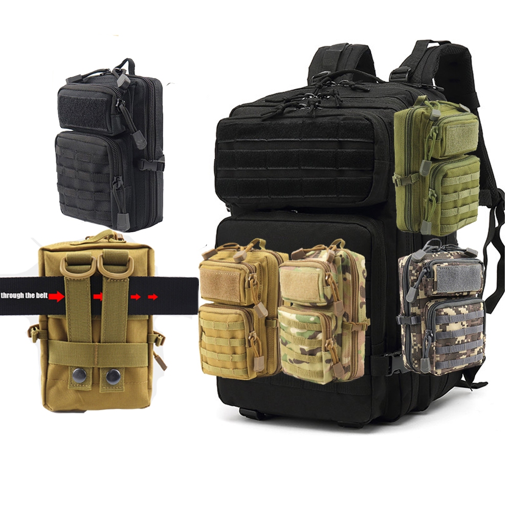 WeSpo Molle Multifuncional EDC Bolsa De Ferramentas Para Celular Pacote De Cintura De Emergência Ao Ar Livre