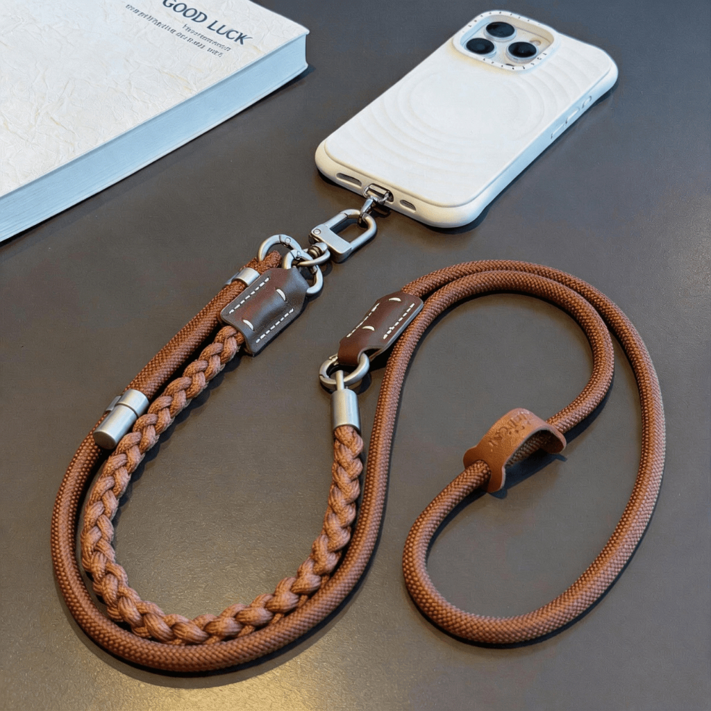Cordão para Celular 3 em 1 | Ajustável e Resistente | Use no Pescoço, Pulso ou Transversal | Universal