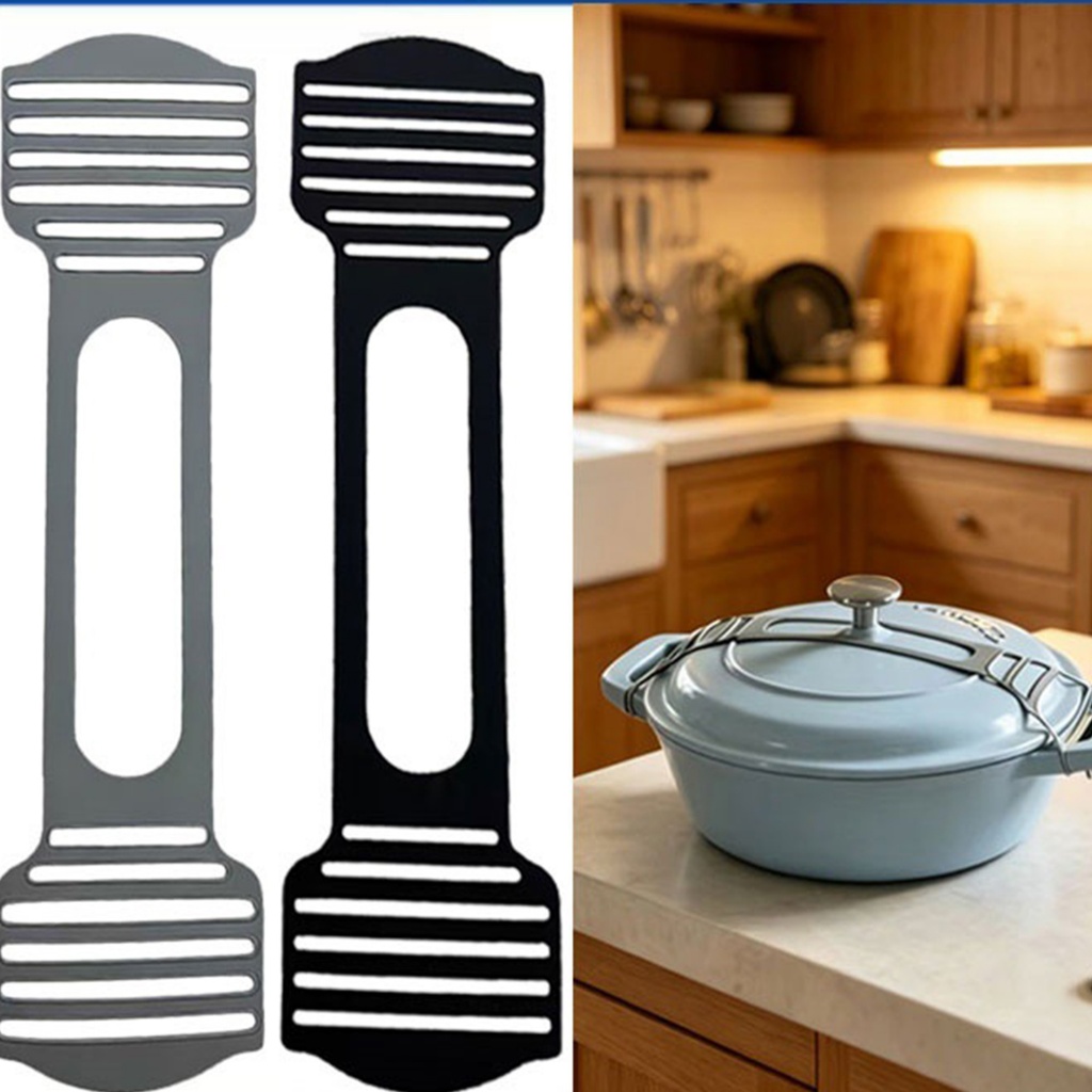 Alça De Trava Para Tampa De Fogão Lento , Faixa Elástica De Fixação De Panelas De Cozinha , Panela De Silicone Casa