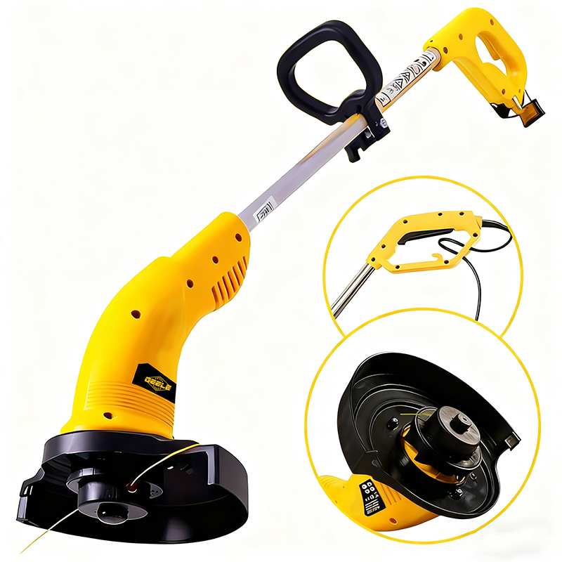 Aparador de grama eletrico 1.600 watts cabo bipartido 110V/220V - 2 Saídas de Fio de Nylon