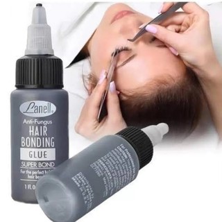 Cola Para Alongamento de Cílios e Mega Hair Super Bond Antifúngica Invisível Fio a Fio Secagem Rápida Profissional 30ml
