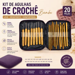 Knitting and Crochet Needle Kit 20 Pieces 1mm to 10mm Wings of Faith