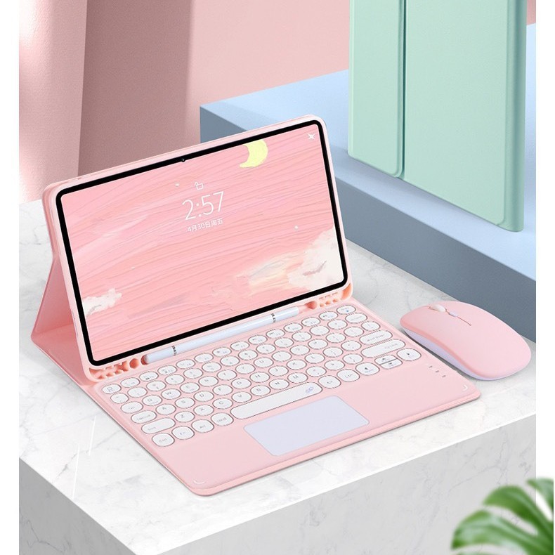 Capa De Teclado Touch Pad Para Samsung Galaxy Tab S11 2025 S10 Lite S7 S8 S9 FE