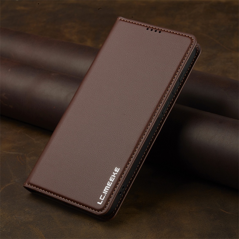 Flip Capa De Couro De Luxo Adequada Para Samsung Galaxy A14 A15 A16 A17 A18 A34 