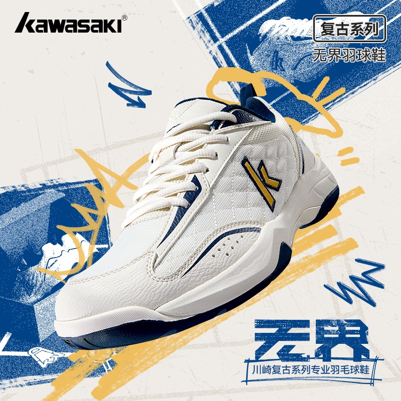 Sapatos De Badminton Kawasaki Pickleball A3308 E C2014 C32012 Treinamento Profissional Feminino Masculino Antiderrapante