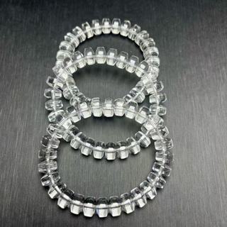 Placa de cristal branco contas único anel pulseira novo produto especificações 10mm preço especial pulseira de cristal p