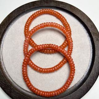 Pulseira de anel único com contas de disco vermelho sul, novas especificações do produto, pulseira de cristal de 6mm, le