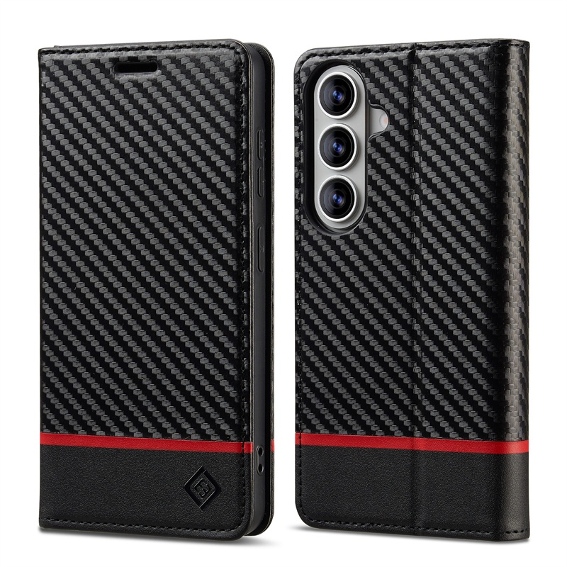 Flip slot Para Cartão Capa De Couro De Luxo Adequado Samsung Galaxy A14 A15 A17 