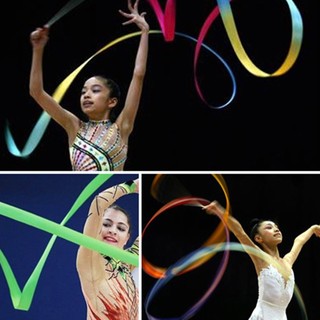Dyfidvdo 2m Fitas De Ginástica Fita De Dança Arte Rítmica Ballet Streamer th