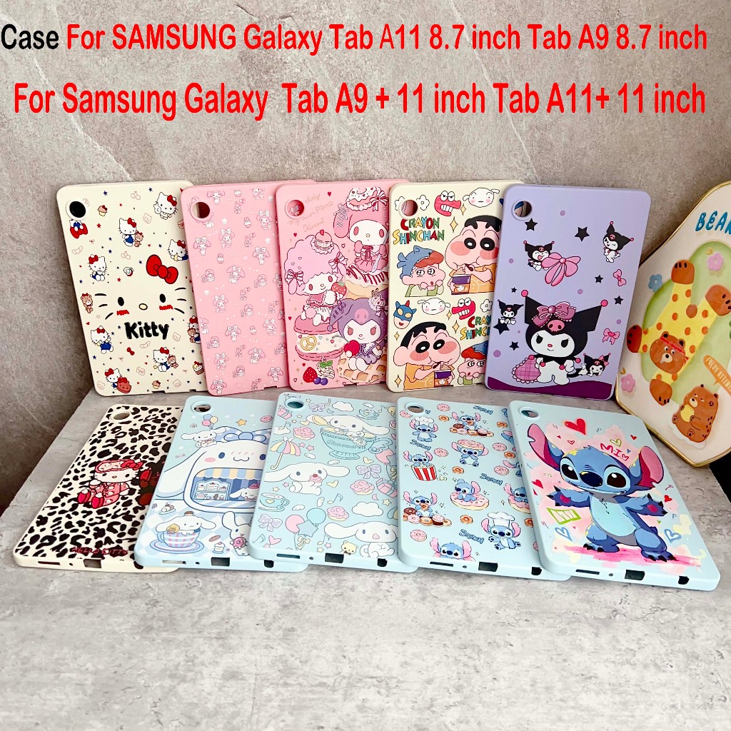 Para SAMSUNG Galaxy Tab А11 8.7 Polegadas A9 Novo Desenho Animado Fofo Anime Sil