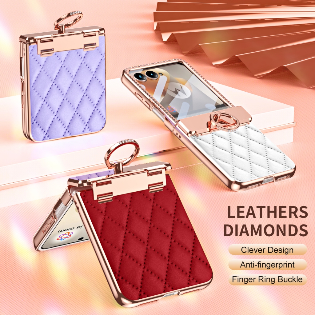 Capas Para Motorola Moto Razr 50 60 Pro 70 Ultra Caso De Telefone Diamante Grade