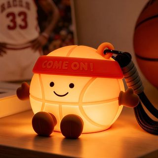 Luz Noturna De Basquete Infantil , Com Clipe , Carregamento USB Torneira (, De Futebol , badminton , Beisebol , Tênis)