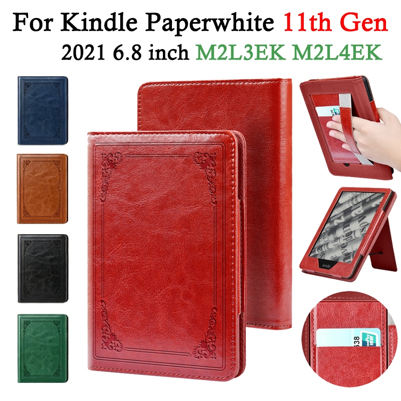 Para Kindle Paperwhite 11th Gen 6.8'2021 M2L3EK M2L4EK Retro Portátil Assinatura Edição Caso