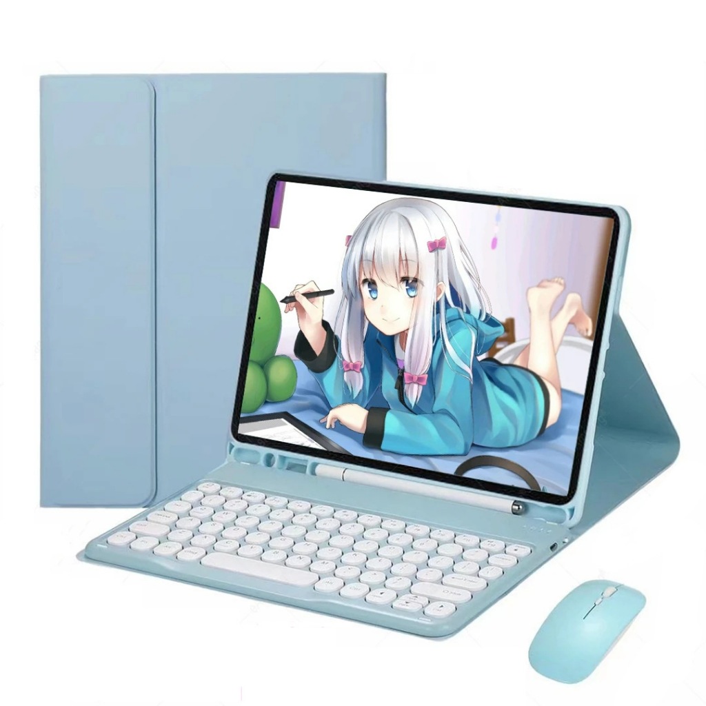 Para Samsung Galaxy Tab A9 Plus SM-X210 X216B Magnético Bluetooth Teclado Mouse