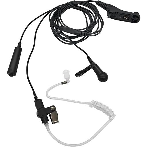 APX 7000 3 Fios Fone De Ouvido Peça Com Microfone Ptt Para Motorola Walkie Talki