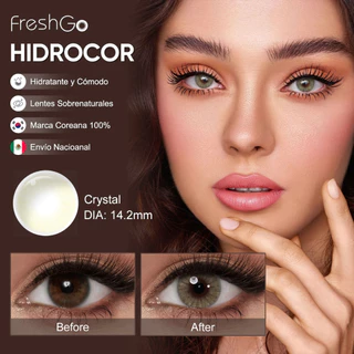 Lentes De Contato Anual Coloridas Freshgo Para Maquiagem Naturais De 14,2mm Série HIDROCOR Anuais Br