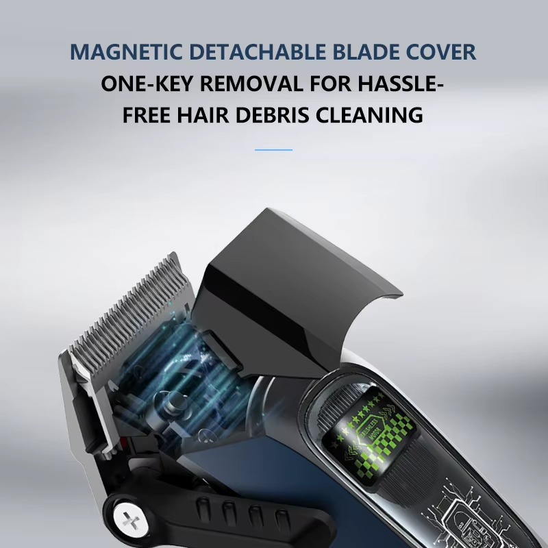 Kemei 2381 2384 Máquina De Cortar Cabelo Elétrica E Kit Aparador Sem Fio Barbeiro Acabamento Recarregável Corte De Motor · foto 2