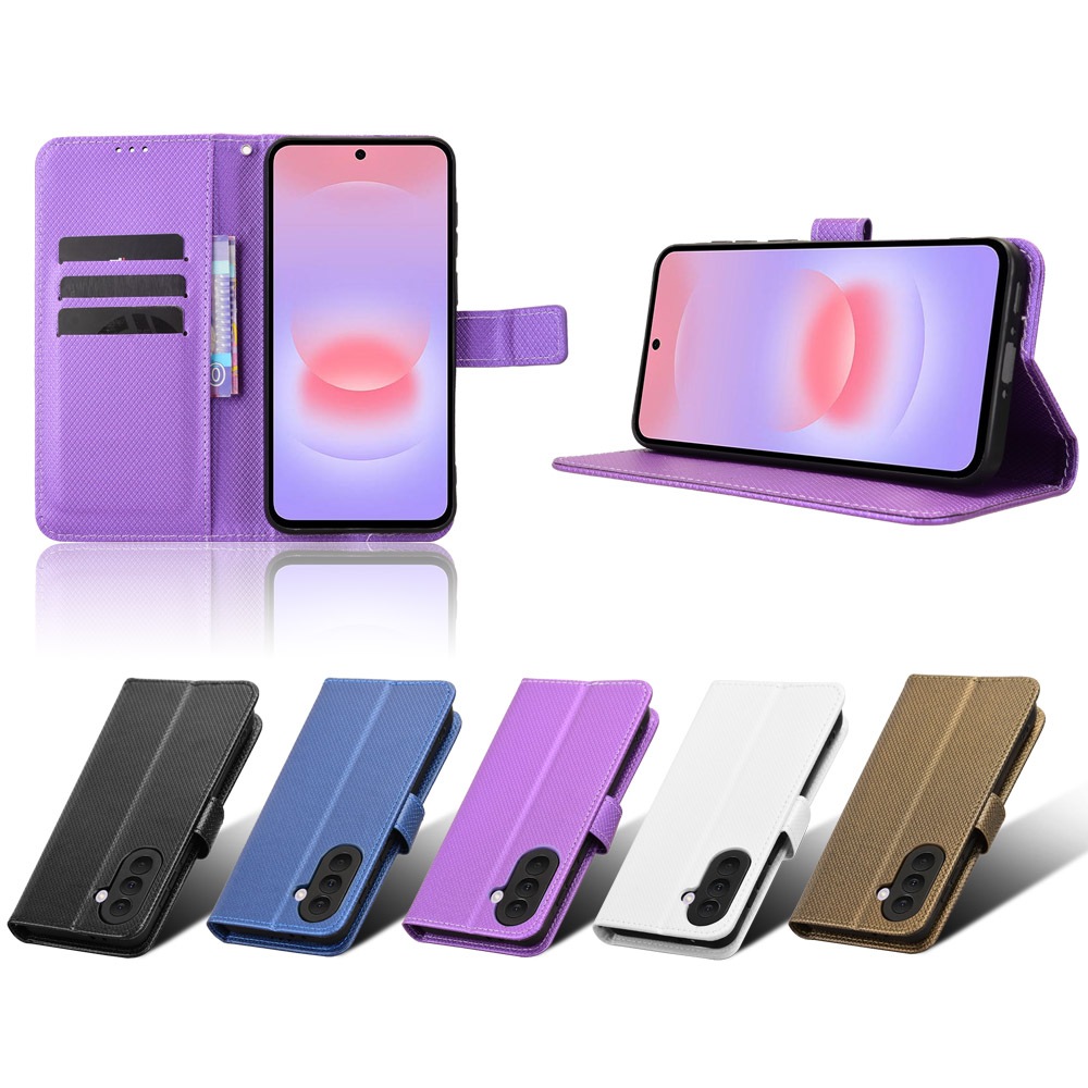 Capa Magnética De Couro Flip Para Samsung Galaxy A57 A37 A27 A17 A18 A54 A55 A56 A36 A26 A17 A15 A16 A35 A24 A37 A14 De 