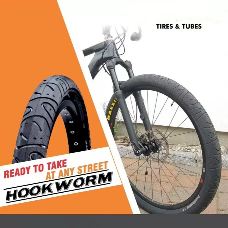 26x2.5 Hookworm Peças De Pneus De Bicicleta Antiderrapantes De Alta Aderência E Resistentes Ao Desgaste