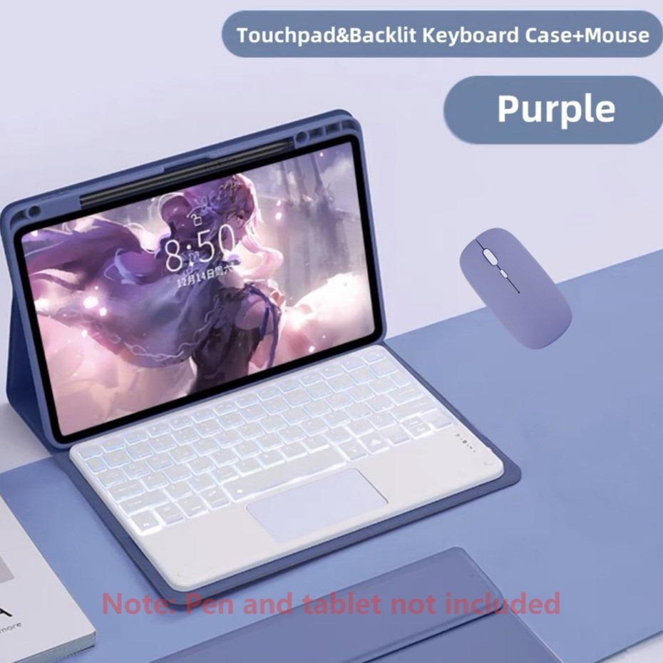 Para Honor Magic Pad 3 13.3/10/20 12.1 Capa De Teclado Sem Fio Bluetooth Destacá