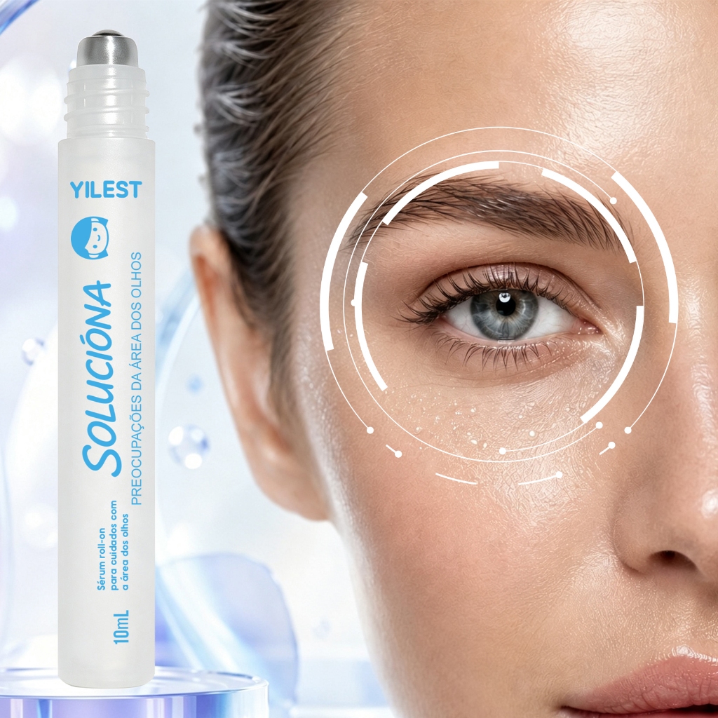 Sérum Roll-on Calmante Reparador 10ml | Centella Asiática + Retinol Suave Alivia Desconforto Hidrata o Contorno