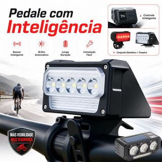 Sinalizador Bicicleta Farol Led Bike Recarregável USB Lanterna Luz Dianteira Lúmens Super Potente Noturno Acessórios