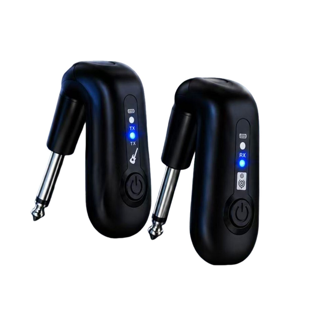 6.35mm Sistema De Guitarra Sem Fio Instrumento Eletrônico Transmissor Receptor Plug Play 30M Emparelhamento Automático